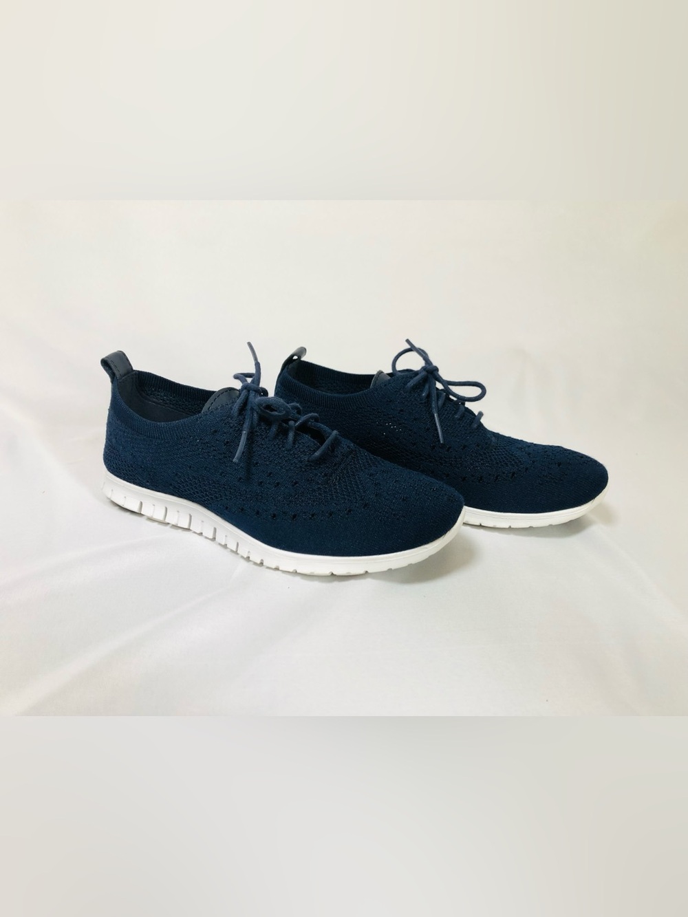 Cole Haan Zerogrand Knit Lace-Up Slip-On Sneakers